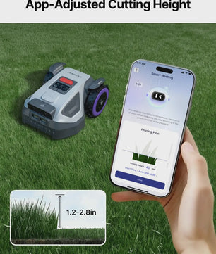 ANTHBOT M9 Robotmaaier: Draadloze RTK+Vision grasmaaier met AI, app-bediening en multi-zone mapping