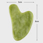 Natuurlijke Jade Gua Sha Schraper & Roller voor Gezichtsmassage - Verstevigende Huidverzorging
