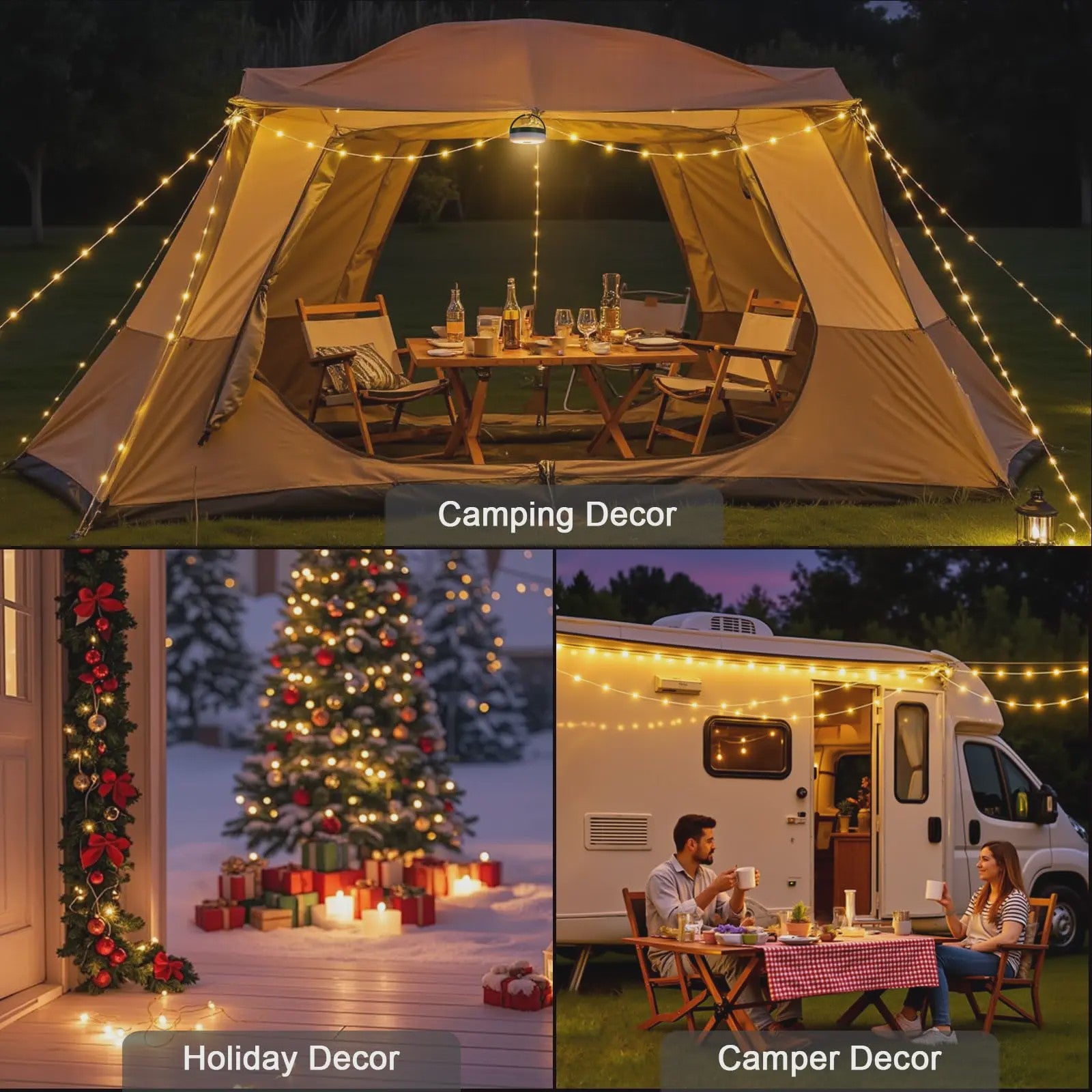 Draagbare LED Camping Lamp met Dimfunctie & SOS - Waterdicht IP64