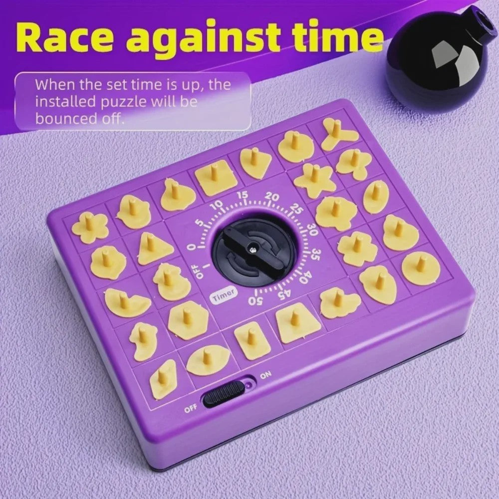 Tijd Puzzel Spel: Vormen Matchen & Leren voor Kinderen