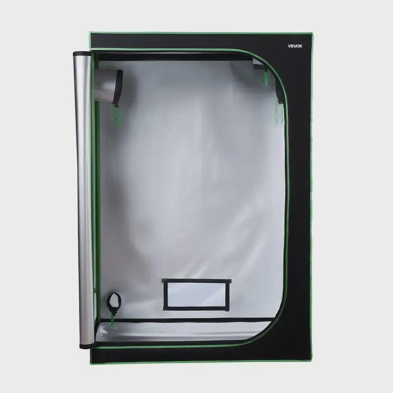 Professionele Kweek Telt 120x60x180 cm - 600D Mylar, Observatievenster & Bodemlade