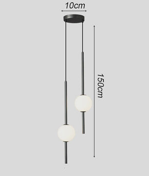 Moderne LED Hanglamp voor Slaapkamer en Nachtkastje - Stijlvolle Binnenverlichting