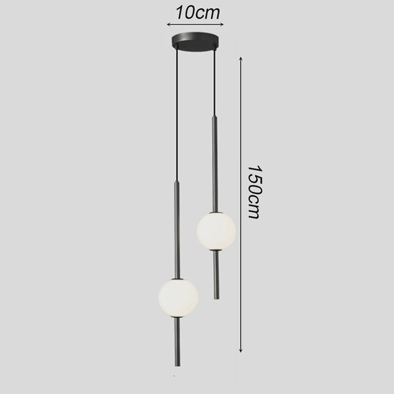 Moderne LED Hanglamp voor Slaapkamer en Nachtkastje - Stijlvolle Binnenverlichting