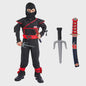 Stoer Zwart Ninja Kostuum voor Kinderen met Accessoires - Perfect voor Feestjes en Halloween