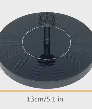 Drijvende Mini Solar Waterfontein voor Tuin, Vijver & Vogelbad - Op Zonne-energie