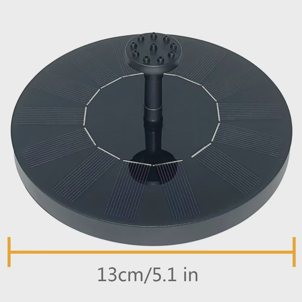 Drijvende Mini Solar Waterfontein voor Tuin, Vijver & Vogelbad - Op Zonne-energie