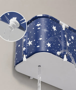 Opvouwbaar Bad voor Volwassenen - Draagbaar Home Spa Bad met Pomp & Kussen - 120cm