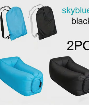 Opblaasbare Lounger & Luchtbank - Snel Opblaasbaar, Comfortabel voor Buiten & Thuis