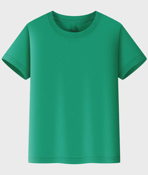 Basic Katoenen T-shirt voor Kinderen & Baby's - Jongens & Meisjes - Wit & Roze - Maten 1 t/m 14 Jaar
