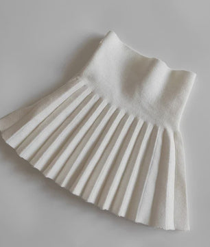 Meisjes Gebreide Plissé Rok - Kinderen 2-12 Jaar - Herfst Winter Stijl
