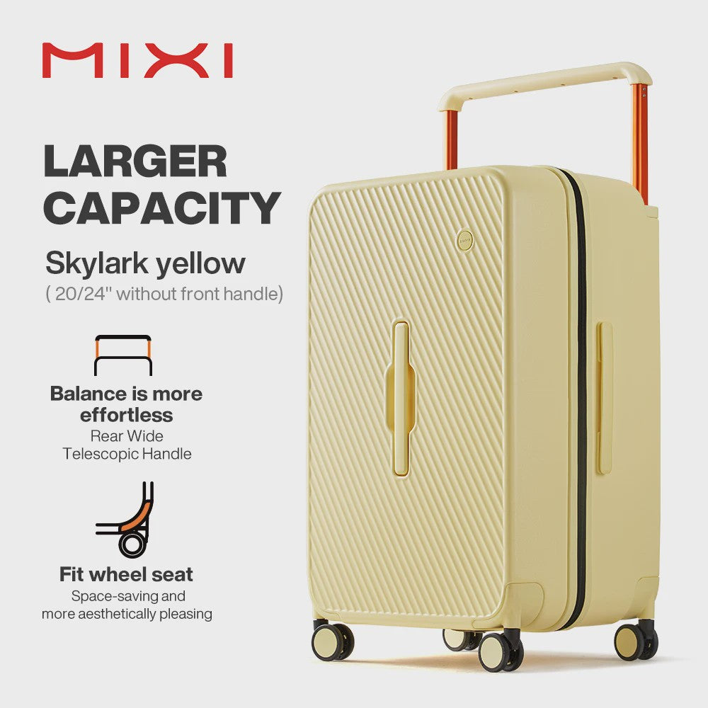 Mixi 26-inch Hardside Trolley Koffer - Ruim, Lichtgewicht en Duurzaam Reisbagage
