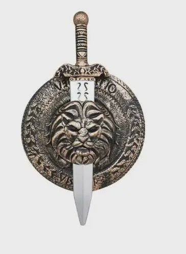Romeinse Gladiator Kostuum voor Mannen - Middeleeuwse Ridder Verkleedkostuum voor Carnaval & Halloween