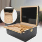 Luxe Houten Opbergdoos met Afneembaar Rolplateau & Geurafsluiting