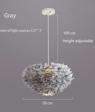Nordic Veer Plafondlamp - Sfeervolle LED Hanglamp voor Woonkamer, Slaapkamer & Eetkamer