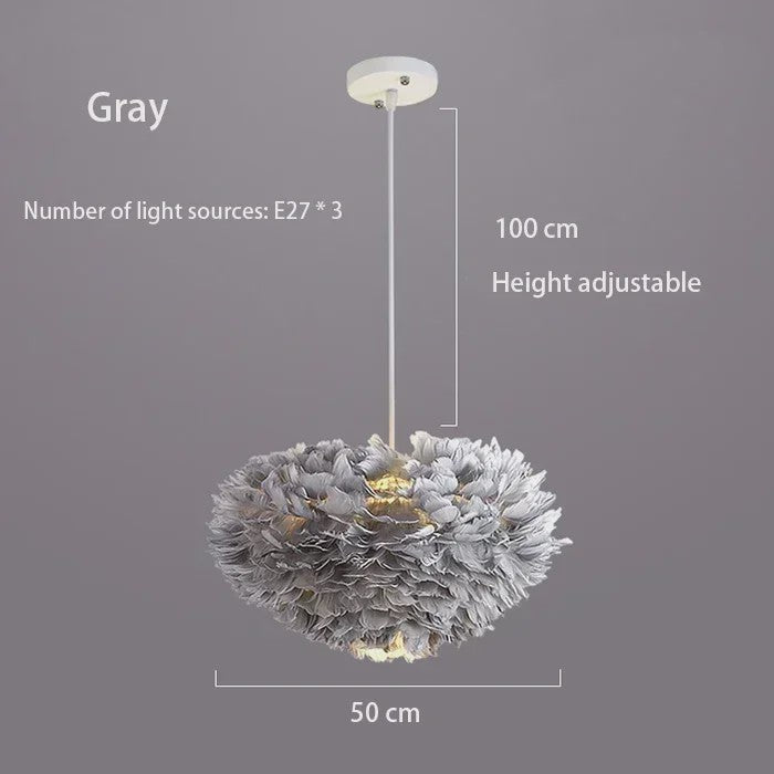Nordic Veer Plafondlamp - Sfeervolle LED Hanglamp voor Woonkamer, Slaapkamer & Eetkamer