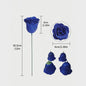 Glitter Rozen Boeket - Kunstbloemen voor Kerst, Valentijnsdag & Decoratie