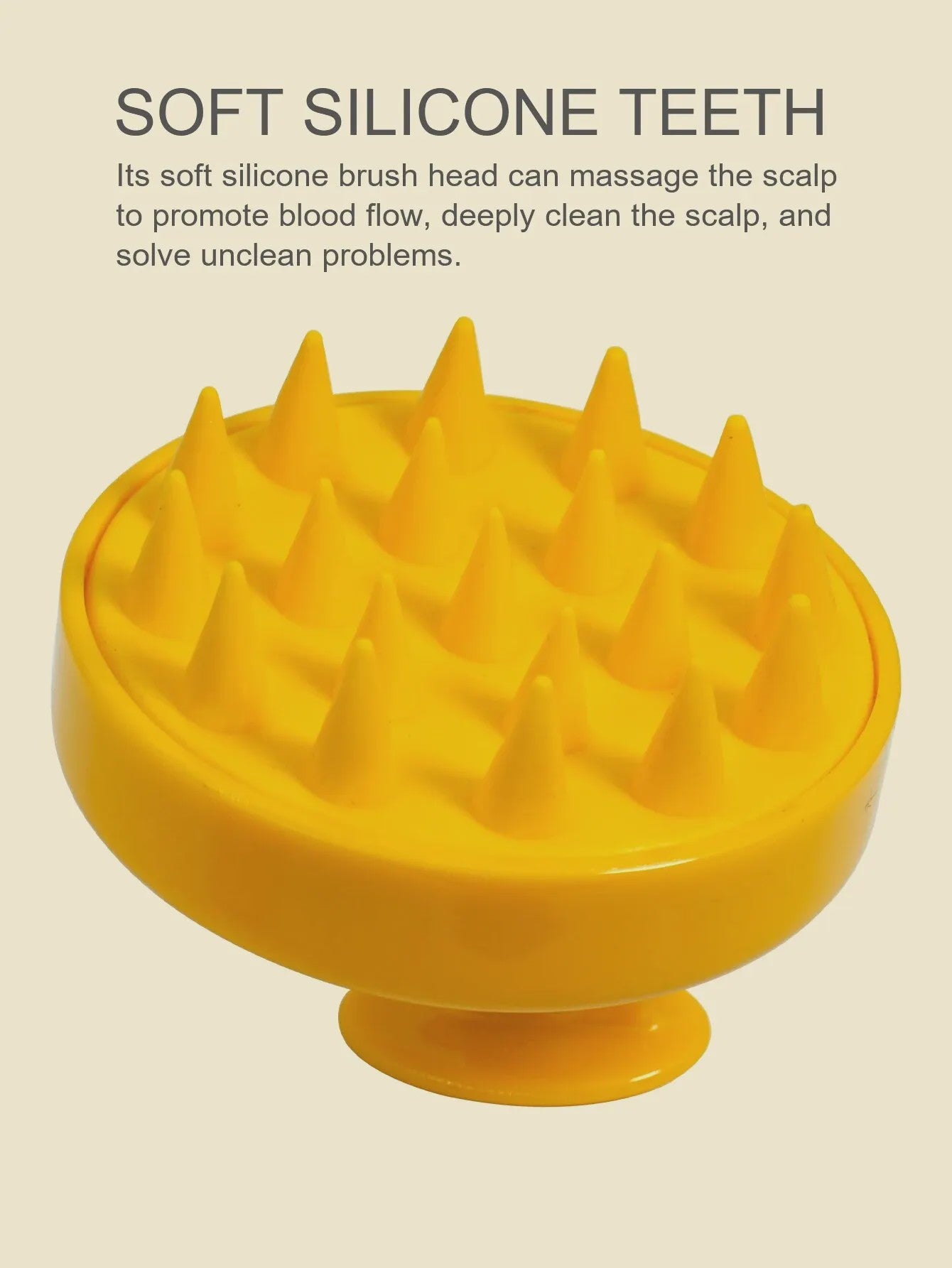 Siliconen Hoofdmassage Borstel - Zachte Scalp Massager voor Shampoo & Ontspanning