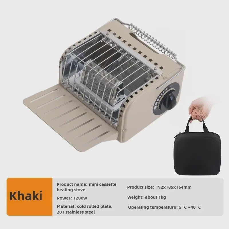 Compacte Draagbare Camping Gas Kachel & Verwarming - Multifunctioneel