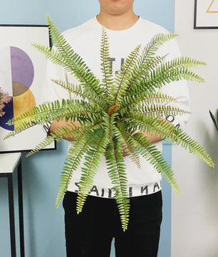 Grote Kunstplant Varen Tropische Palm 50/65cm - Hangend en Vallende Bladeren
