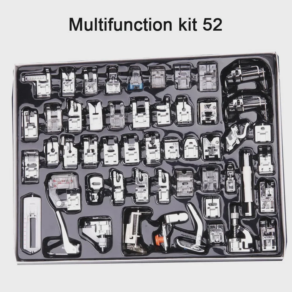 Uitgebreide Set Naaimachine Voetjes (11-82 Stuks) - Multifunctioneel voor Diverse Stijlen