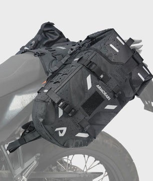 Waterdichte Motor Zijkoffers 40L - Rackless Panniers voor Avontuurlijke Motortochten