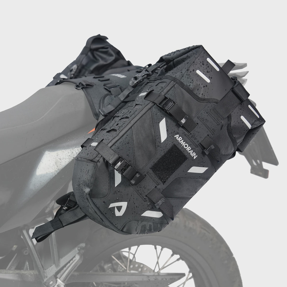 Waterdichte Motor Zijkoffers 40L - Rackless Panniers voor Avontuurlijke Motortochten