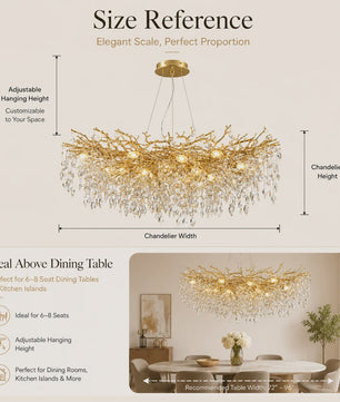 Moderne Gouden Kristallen Tak Kroonluchter - Sfeervolle Plafondlamp met E14 Fitting