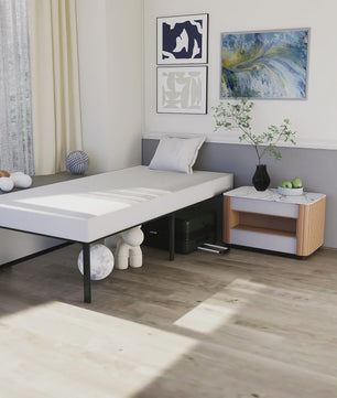 Robuust Metalen Bedframe met Lattenbodem - 37.5cm Opbergruimte