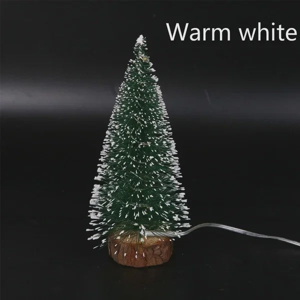 Mini Kerstboom met LED Verlichting - Sfeervolle Tafeldecoratie in 4 Maten