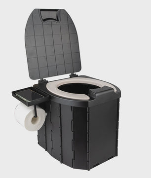 Draagbaar Opvouwbaar Toilet - Inklapbaar Noodtoilet voor Auto, Camping & Reizen