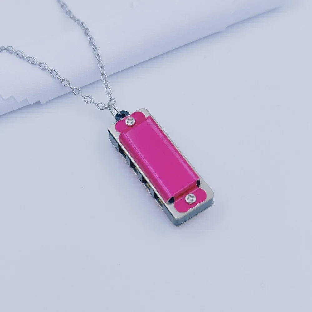 Mini Harmonica Ketting - 8 Tonen Muzikaal Sieraad