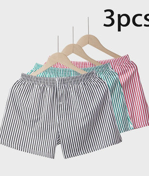 3-Pack Katoenen Boxershorts Heren - Zomer, Los, Ademend & Comfortabel