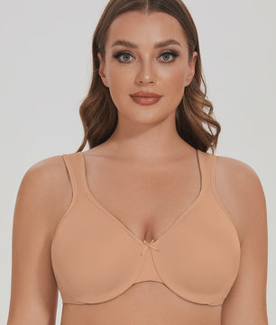 MELENECA Plus Size BH - Naadloze Minimizer met Beugel voor Optimaal Comfort