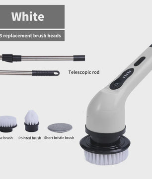 Elektrische Schoonmaakborstel 9-in-1: Krachtige Spin Scrubber voor Huis en Keuken