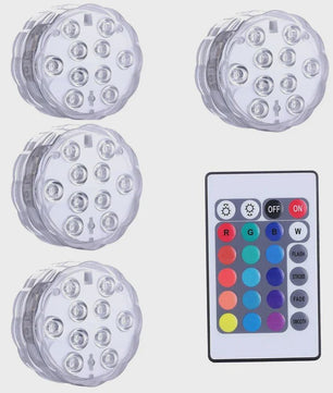 Waterdichte LED Verlichting met Afstandsbediening - Sfeer voor Onderwater & Decoratie