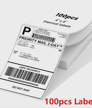 Verzendlabels 10x15cm (4"x6") - Zelfklevend Thermisch Papier voor Labelprinters