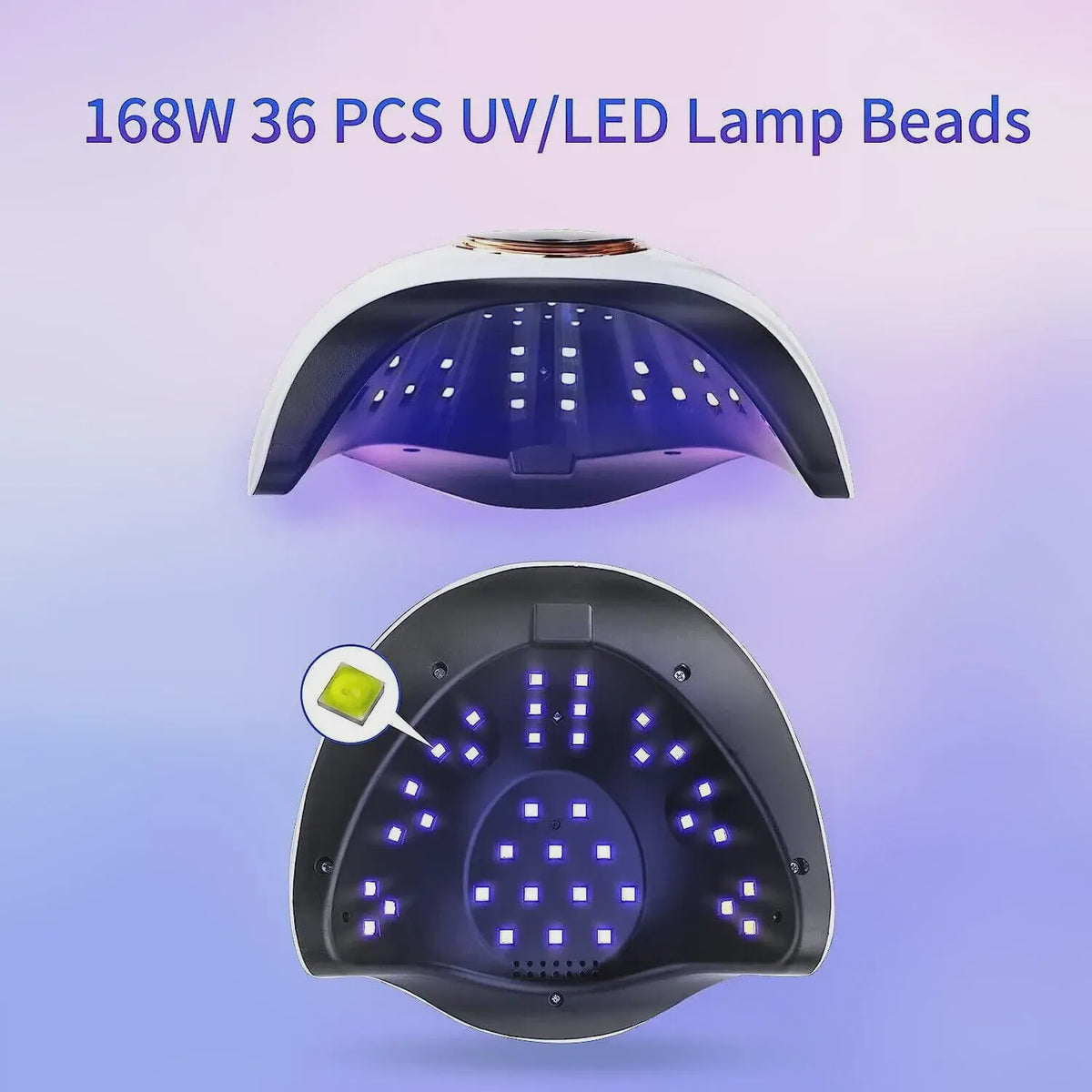 Professionele UV LED Nageldroger 168W - Snel Drogen van Acryl & Gel Polish