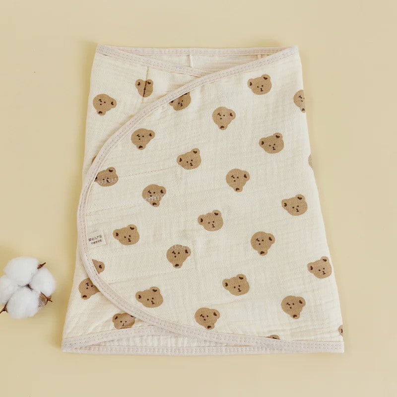 Zachte Katoenen Baby Swaddle Wrap (0-6 mnd) - Anti-schrik slaapwikkel voor pasgeborenen
