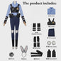 Judy Hopps Politie Uniform Kostuum - Zootopia Cosplay voor Kinderen & Volwassenen