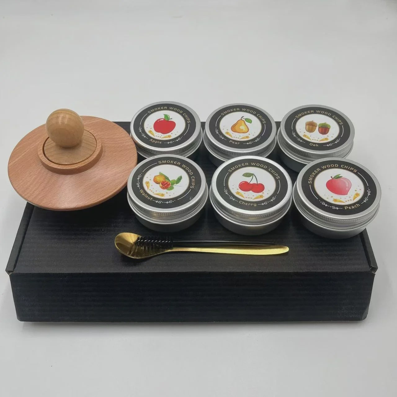 Whiskey Smoker Kit met 6 Houtspaanders - Cocktails & Old Fashioned Infuser