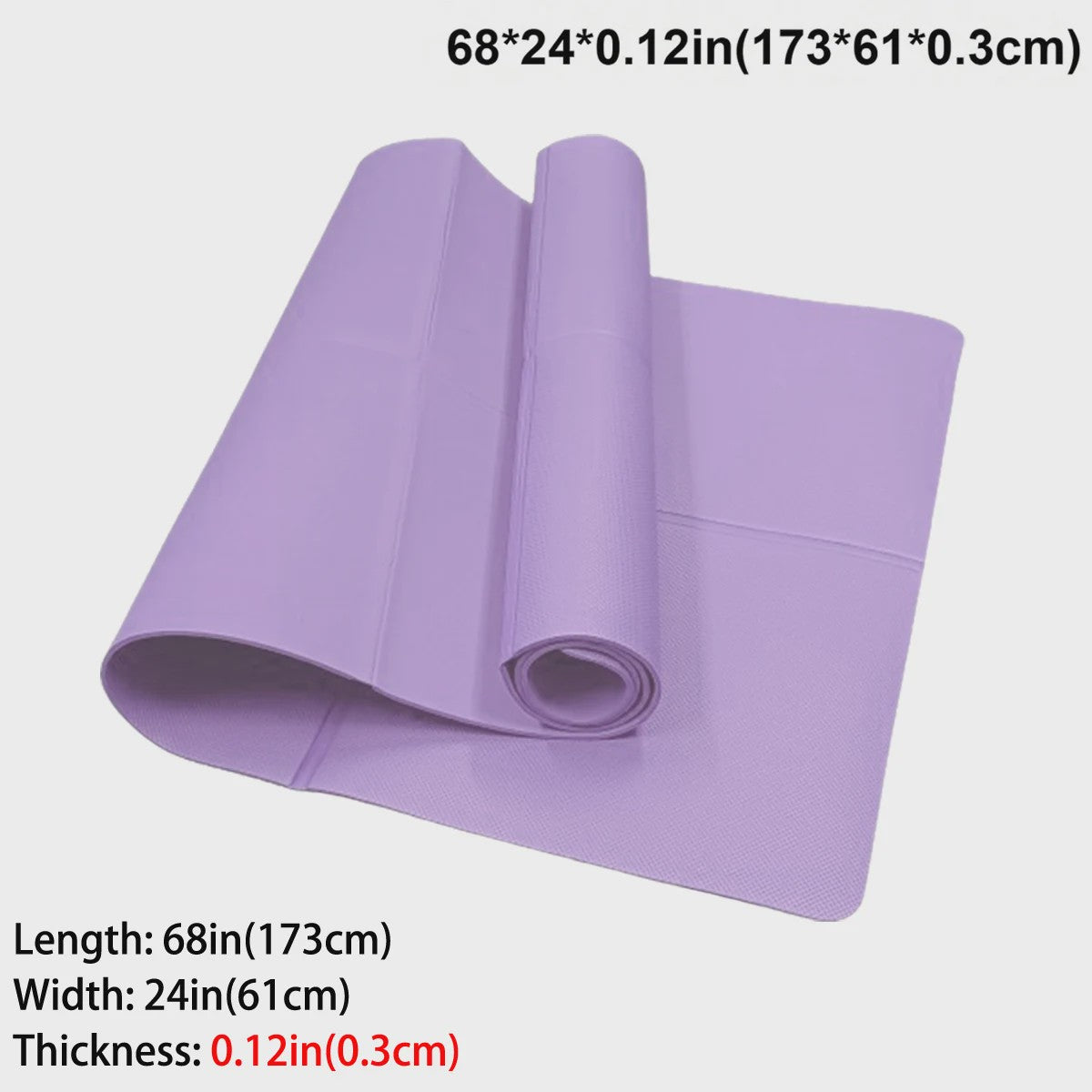 Opvouwbare Yogamat van EVA - Eco-vriendelijk, Draagbaar & Antislip voor Yoga, Pilates & Fitness - Diverse Diktes (3/4/6mm)