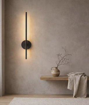 Draadloze Wandlamp Zwart/Goud - Magnetisch Oplaadbaar & Dimbaar