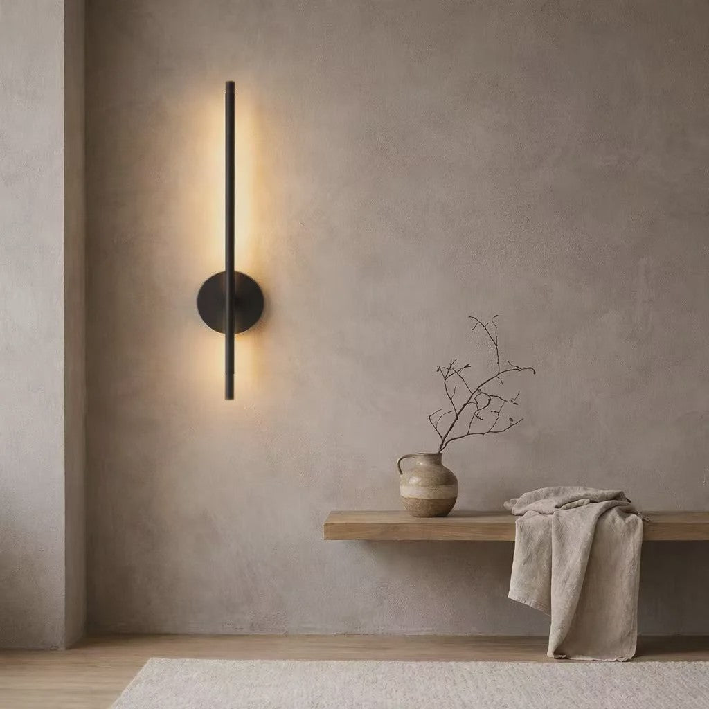 Draadloze Wandlamp Zwart/Goud - Magnetisch Oplaadbaar & Dimbaar