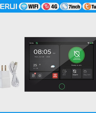 KERUI 4G/WiFi GSM Home Alarm Systeem met 7-inch Touchscreen & Tuya Compatibiliteit