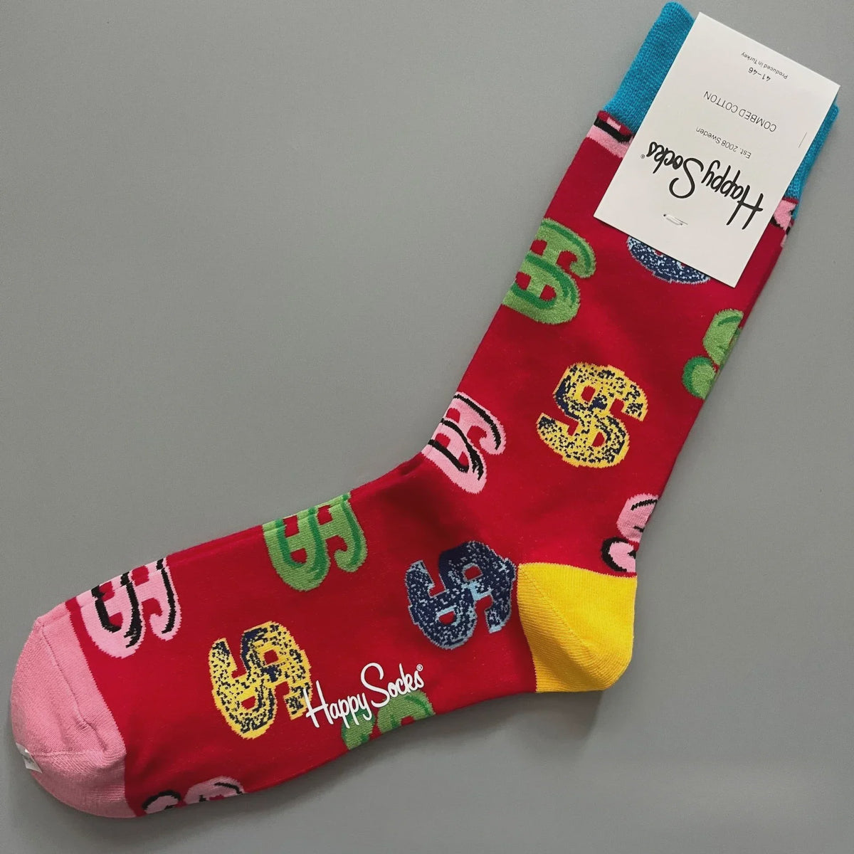 Happy Socks Heren Sokken Katoen - Maat 41-46 EU