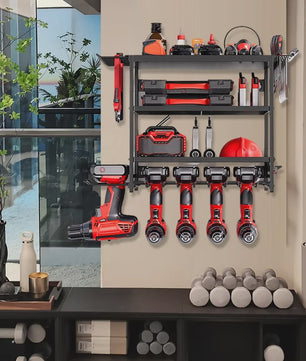 Robuuste Metalen Wand Organizer voor Garage & Werkplaats - Gereedschapshouder