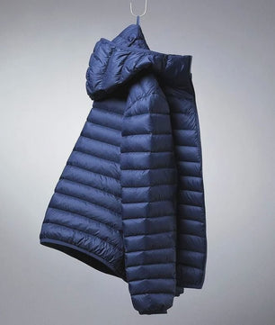 Lichte Heren Winterjas met Capuchon - Strak Design & Warmte