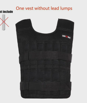 Verstelbaar Trainingsvest met Gewichten (20kg) voor Fitness, Hardlopen & Krachttraining