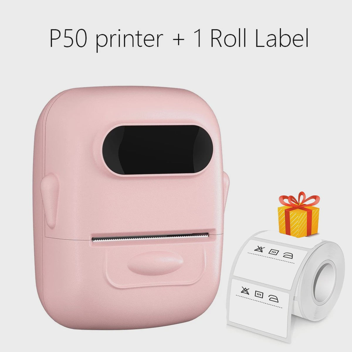 Marklife P50 Protable Thermische Label Printer - Draadloos, Bluetooth, Zelfklevend voor Kantoor & Keuken