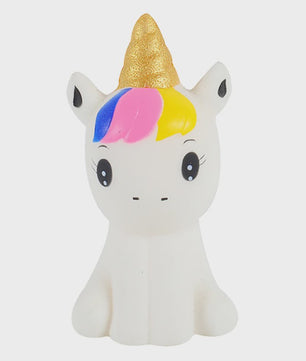 Schattige Squishy Eenhoorn Speelgoed - Langzaam Rijzend, Zacht & Geurend Stressverlichter voor Kinderen